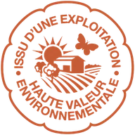 Logo Issu d’une exploitation Haute Valeur Environnementale